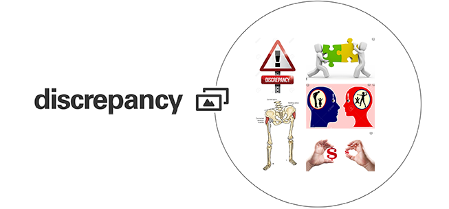 discrepancy 단어그림